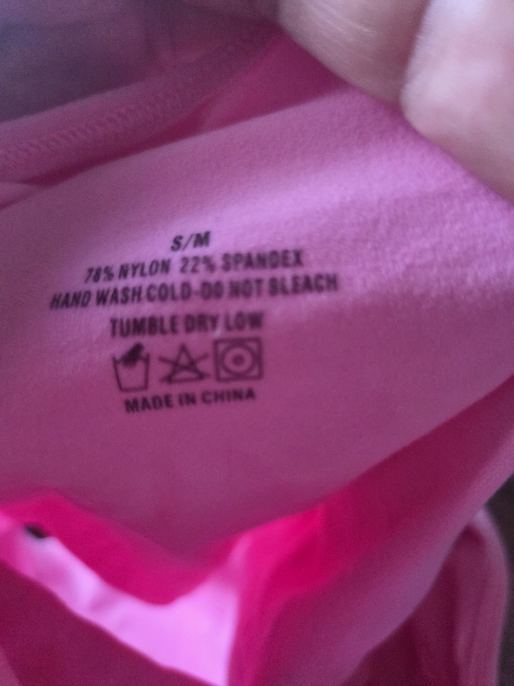 Pink Ruched Bust Cami Bodysuit Size S/M - Picture 2 of 6